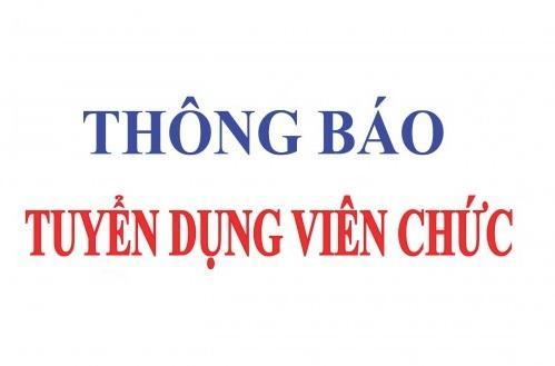 Tuyển dụng viên chức tại Trung tâm Giáo dục nghề nghiệp - Giáo dục thường xuyên