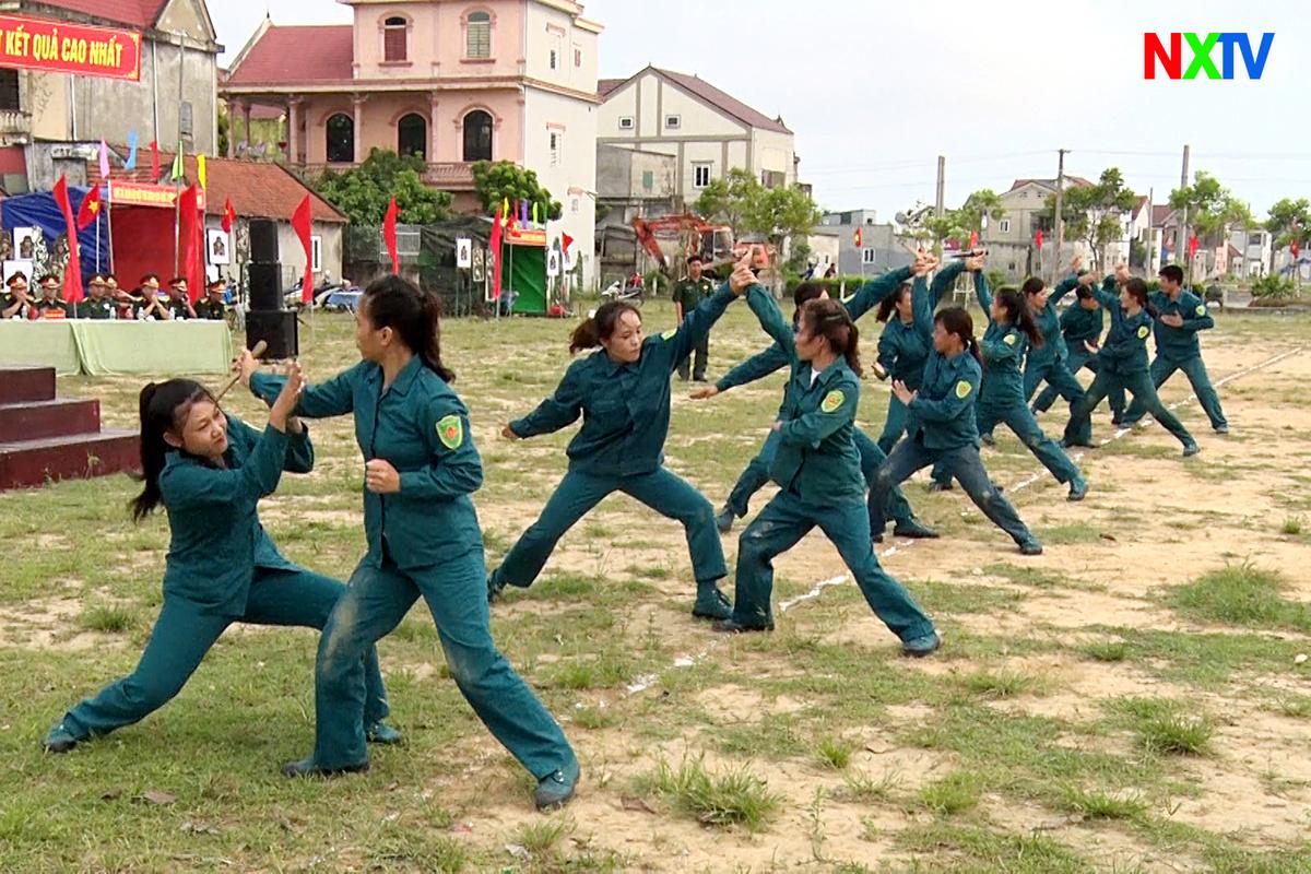 Hội thao huấn luyện chiến đấu cho Lực lượng dân quân cụm 2