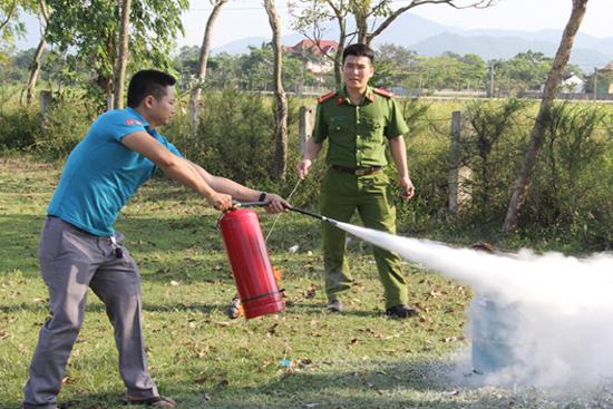 120 học viên tham gia tập huấn nghiệp vụ PCCC