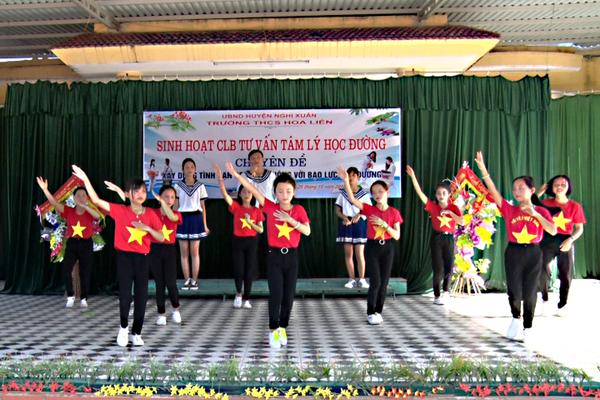 Trường THCS Hoa Liên "Xây dựng tình bạn đẹp, nói không với bạo lực học đường"