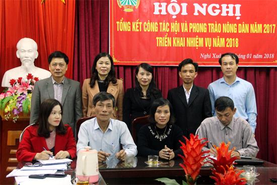 Hội Nông dân huyện Nghi Xuân triển khai nhiệm vụ năm 2018