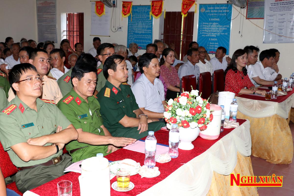 Nghi Xuân tổ chức điểm ngày hội "Toàn dân bảo vệ an ninh tổ quốc" tại thôn 9 Xuân Phổ