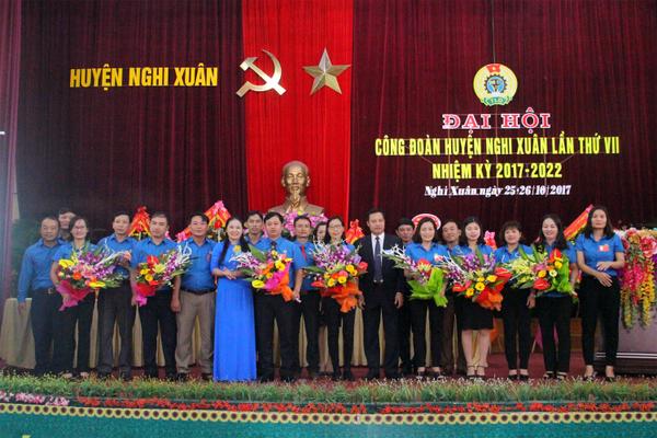 Đại hội Công đoàn huyện Nghi Xuân lần thứ VII nhiệm kỳ 2017-2022