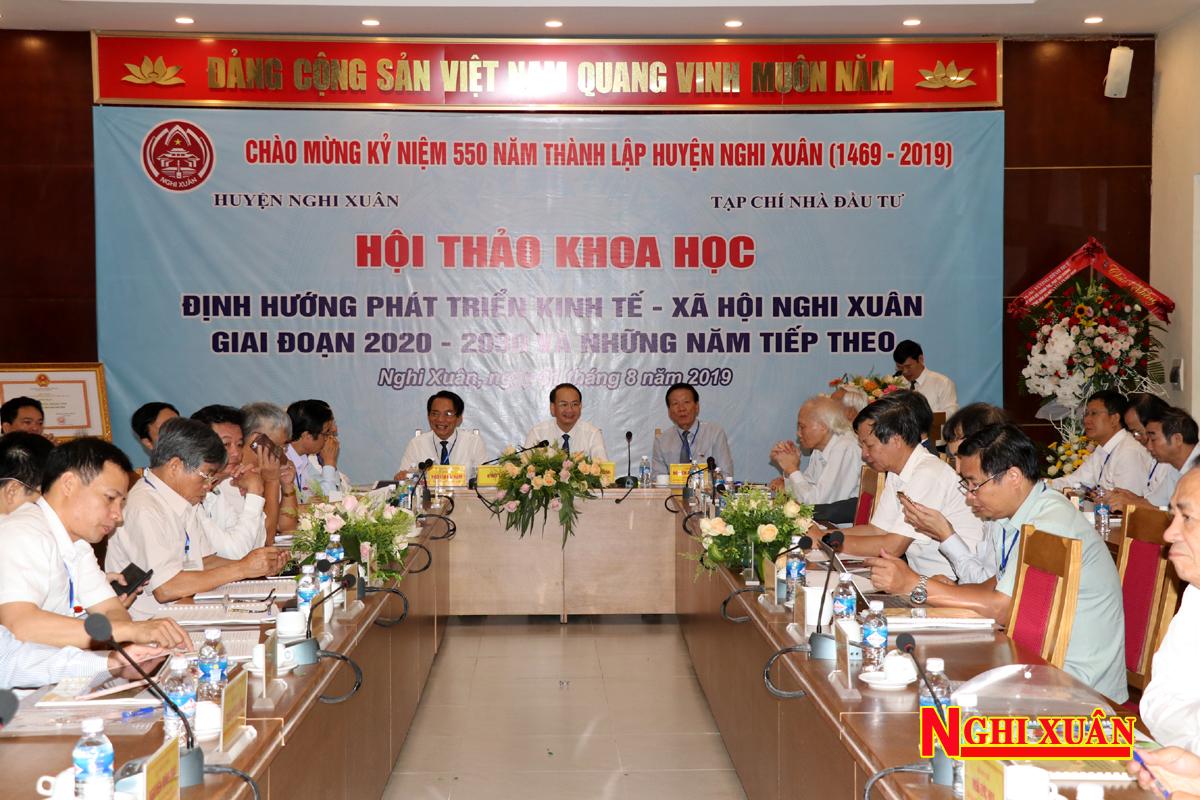 Hội thảo khoa học định hướng phát triển kinh tế xã hội huyện Nghi Xuân giai đoạn 2020 – 2030 và những năm tiếp theo