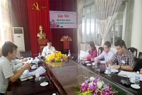 Nghi Xuân triển khai chuẩn bị cho Liên hoan tiếng hát dân ca học đường năm 2017