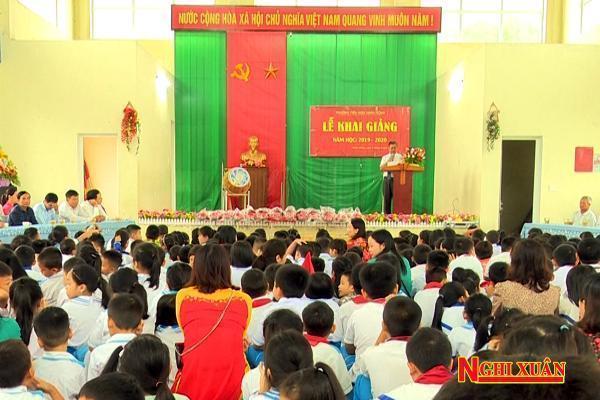 Các trường học ở Nghi Xuân khai giảng năm học mới