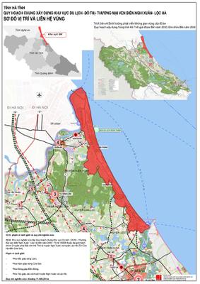 Tóm tắt quy hoạch chung xây dựng khu vực du lịch - đô thị - thương mại ven biển huyện Nghi Xuân - Lộc Hà đến năm 2040