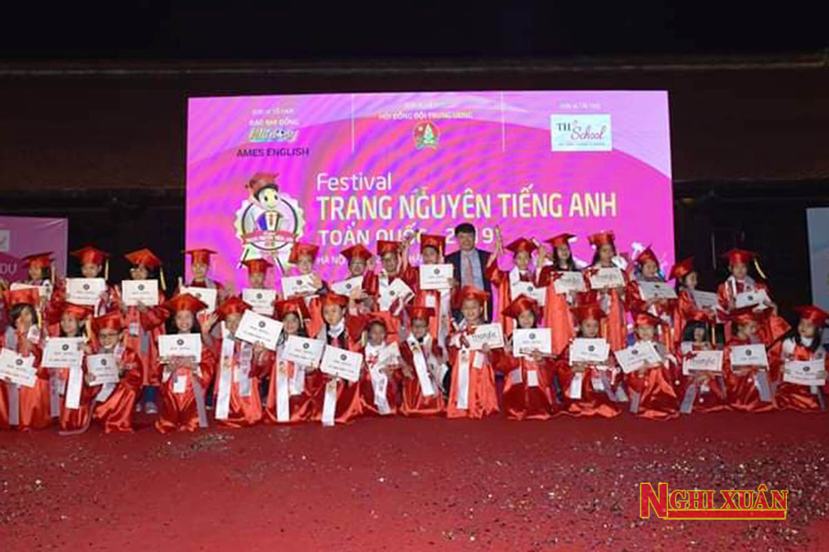 Nghi Xuân có 5 học sinh đạt giải cao tại Festival Trạng nguyên Tiếng Anh toàn quốc 2019