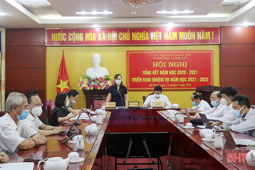 Hội nghị trực tuyến toàn tỉnh tổng kết năm học 2020 – 2021, triển khai nhiệm vụ năm học 2021 – 2022