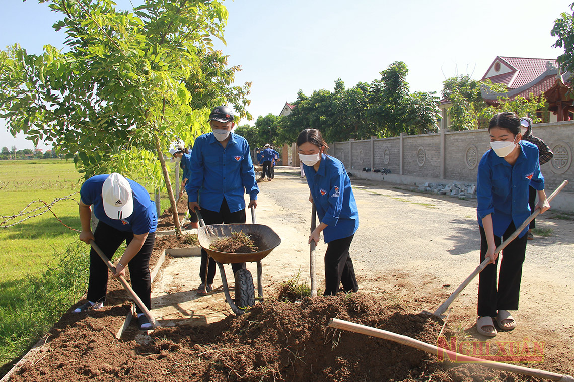 Xuân Phổ phát động thi đua 60 ngày cao điểm xây dựng nông thôn mới kiểu mẫu