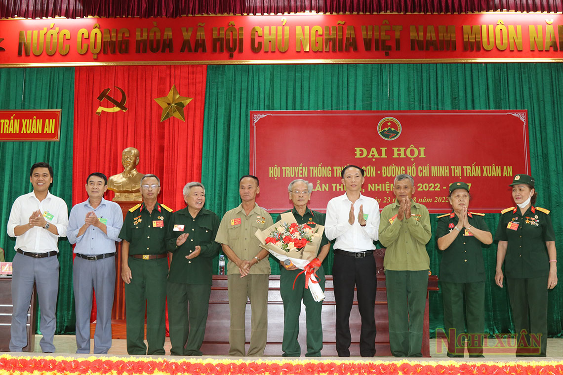 Hội Truyền thống Trường Sơn đường Hồ Chí Minh thị trấn Xuân An đại hội lần thứ III