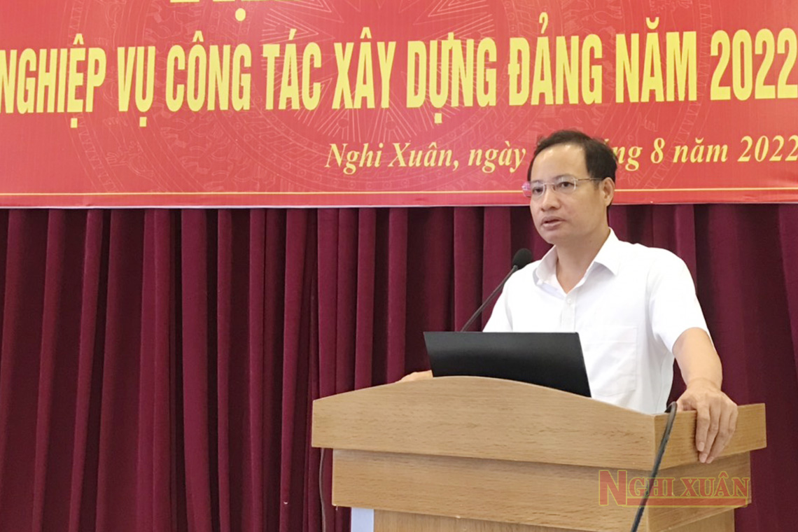 Nghi Xuân tập huấn nghiệp vụ công tác xây dựng Đảng