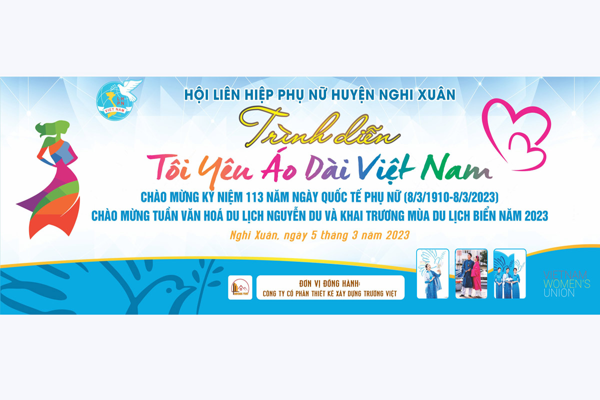 Sẵn sàng cho đêm hội trình diễn "Tôi yêu áo dài Việt Nam”