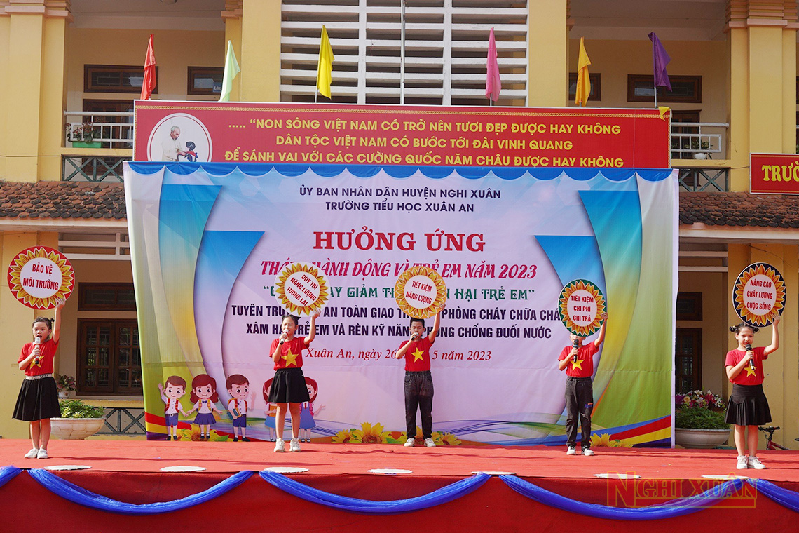 Trang bị nhiều kỹ năng hữu ích cho học sinh Tiểu học Xuân An