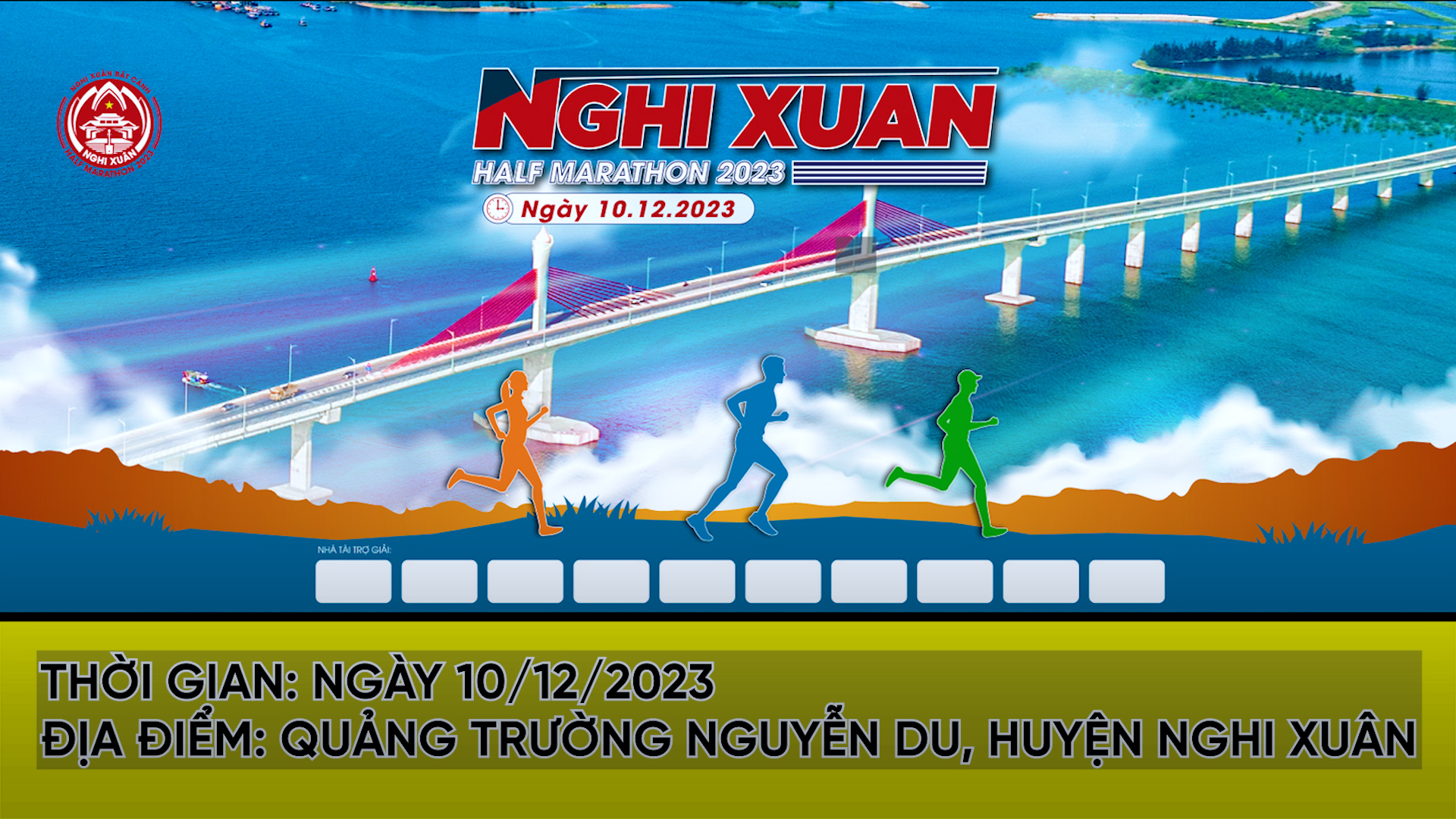 Gần 900 người đăng ký giải chạy “Nghi Xuân Half Marathon 2023”